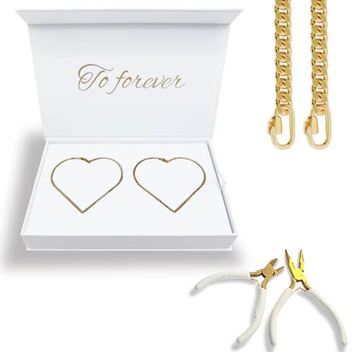 Lock Your Love Forever – DIY Permanent Bracelet Kit for Couples