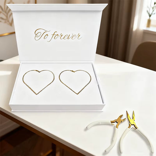 Lock Your Love Forever – DIY Permanent Bracelet Kit for Couples